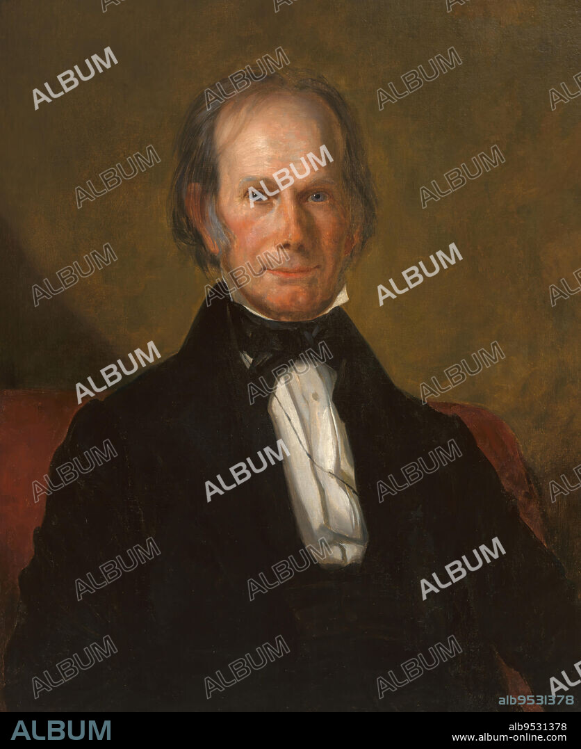 GEORGE PETER ALEXANDER HEALY. Henry Clay. oil on canvas. Date: c. 1845.