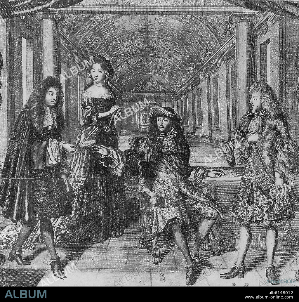 JOFFIER. LUIS XIV FIRMA LA PAZ DE NIMEGA - 1678 - SIG.15200.