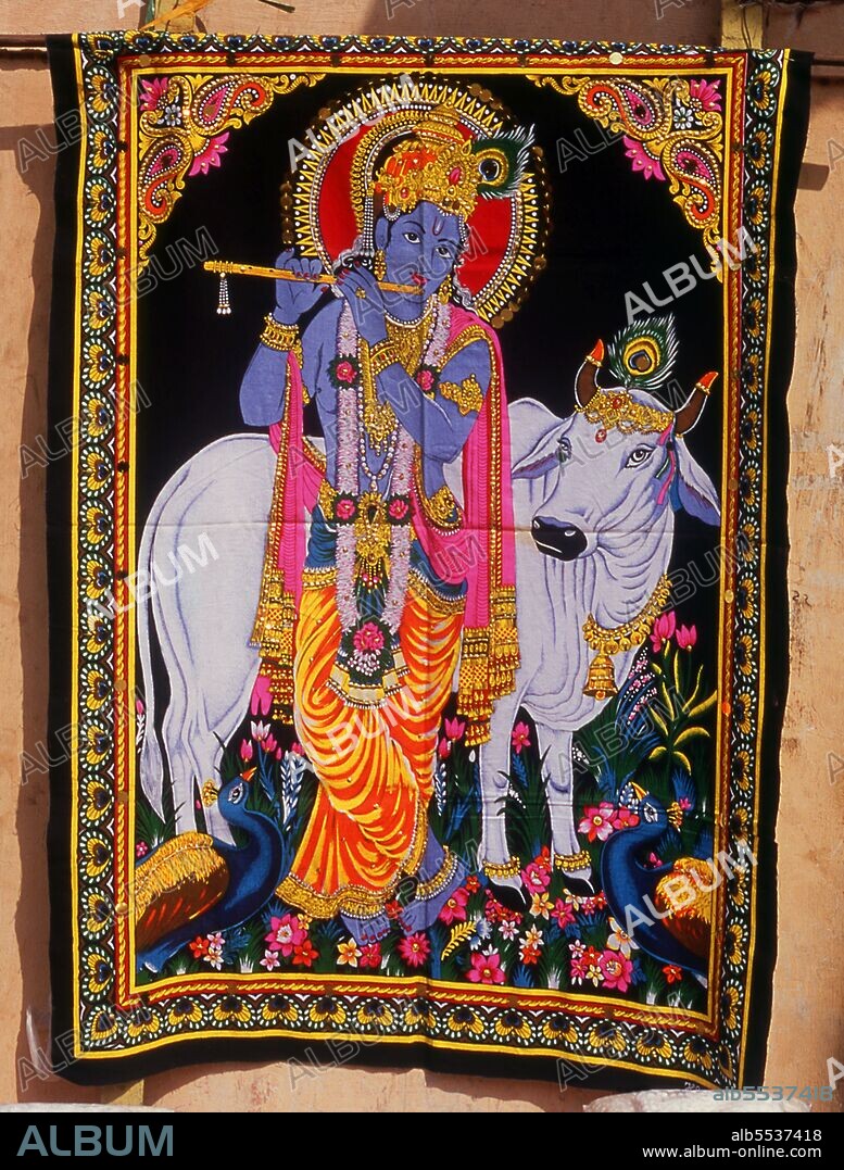 Krishna (literally 'dark, black, dark-blue') is a central figure of Hinduism and is traditionally attributed the authorship of the Bhagavad Gita. He is an Avatar of Vishnu and considered in some monotheistic traditions as the Supreme Being. Krishna is identified as a historical individual who participated in the events of the Mahabharata. Krishna is often described as an infant or young boy playing a flute as in the Bhagavata Purana, or as a youthful prince giving direction and guidance as in the Bhagavad Gita. The stories of Krishna appear across a broad spectrum of Hindu philosophical and theological traditions. They portray him in various perspectives: a god-child, a prankster, a model lover, a divine hero and the Supreme Being. The principal scriptures discussing Krishna are the Mahabharata, the Harivamsa, the Bhagavata Purana and the Vishnu Purana.