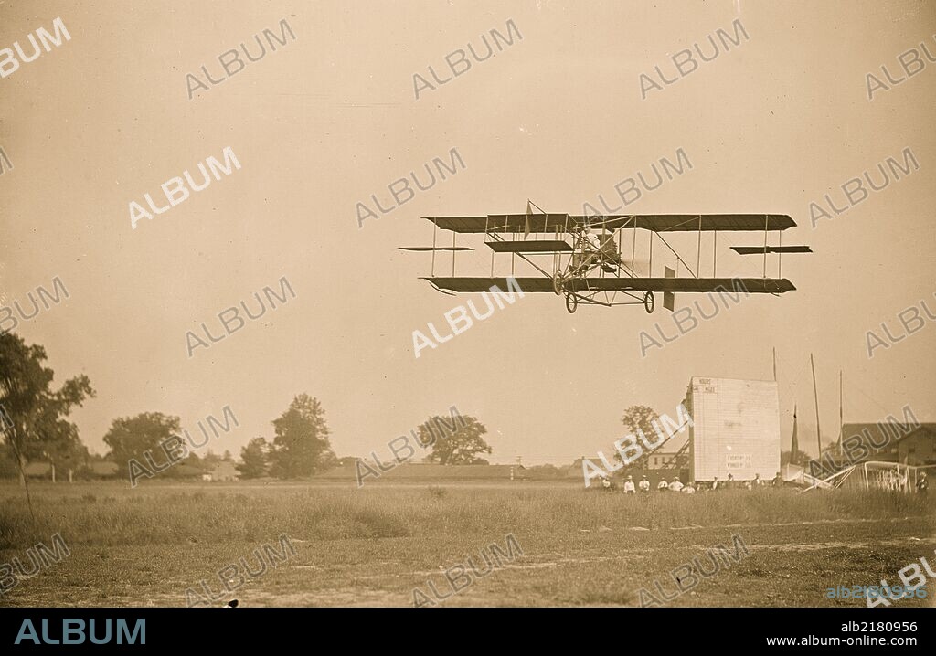 August, 1909 also marked the initiation of a long patent war with Glen Hammond Curtis, who earlier that year had formed the Curtis-Herring Company with Augustus Herring and built a successful airplane with a control system that the Wrights felt was an infringement on their patent. Other patent suits followed against foreign aviators and aircraft manufacturers. They were also defendants in two rather frivolous patent litigations brought against them. From 1910 to 1912 the various patent battles dominated the Wright brothers' time, as they were determined to establish their position as the inventors of the airplane and to stop competitors from infringing on their patent. In November, 1909 the Wright Company was incorporated, with Wilbur as president and Orville as one of two vice-presidents.