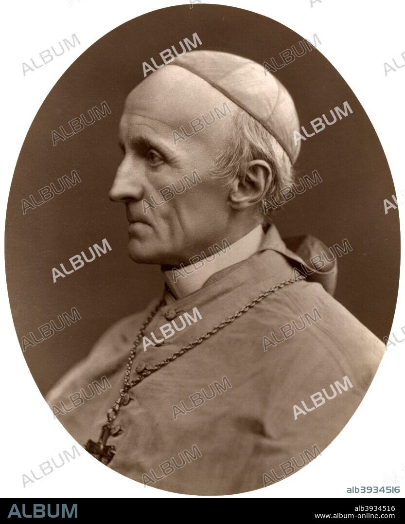 Cardinal Henry Edward Manning, Archbishop of Westminster, 1876. From Men of Mark: a gallery of contemporary portraits of men distinguished in the Senate, the Church, in science, literature and art, the army, navy, law, medicine, etc. Photographed from life by Lock and Whitfield, with brief biographical notices by Thompson Cooper. (London, 1876-1883).