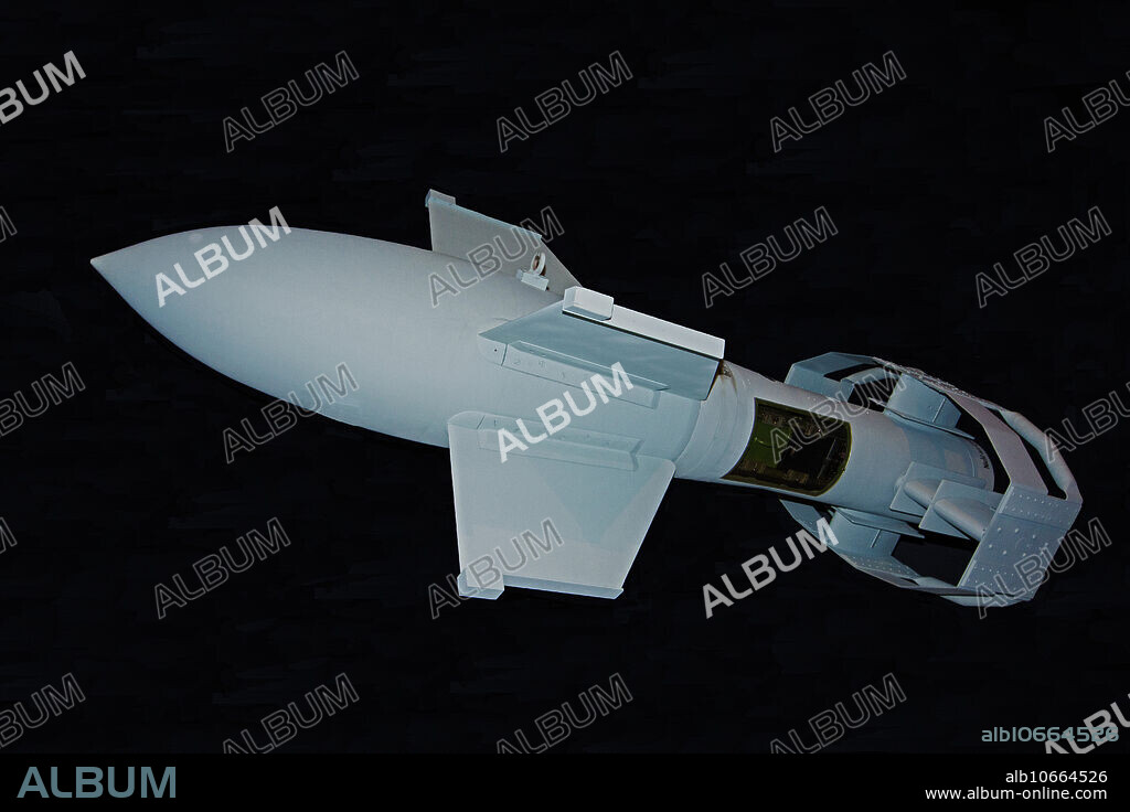 Fritz X was the most common name for a German guided anti-ship glide bomb used during World War II. Fritz X was the world's first precision guided weapon deployed in combat and the first to sink a ship in combat. Fritz X was a nickname used both by Allied and Luftwaffe personnel. Alternative names include Ruhrstahl SD 1400 X, Kramer X-1, PC 1400X or FX 1400. Smithsonian National Air and Space Museum, Chantilly, Virginia.