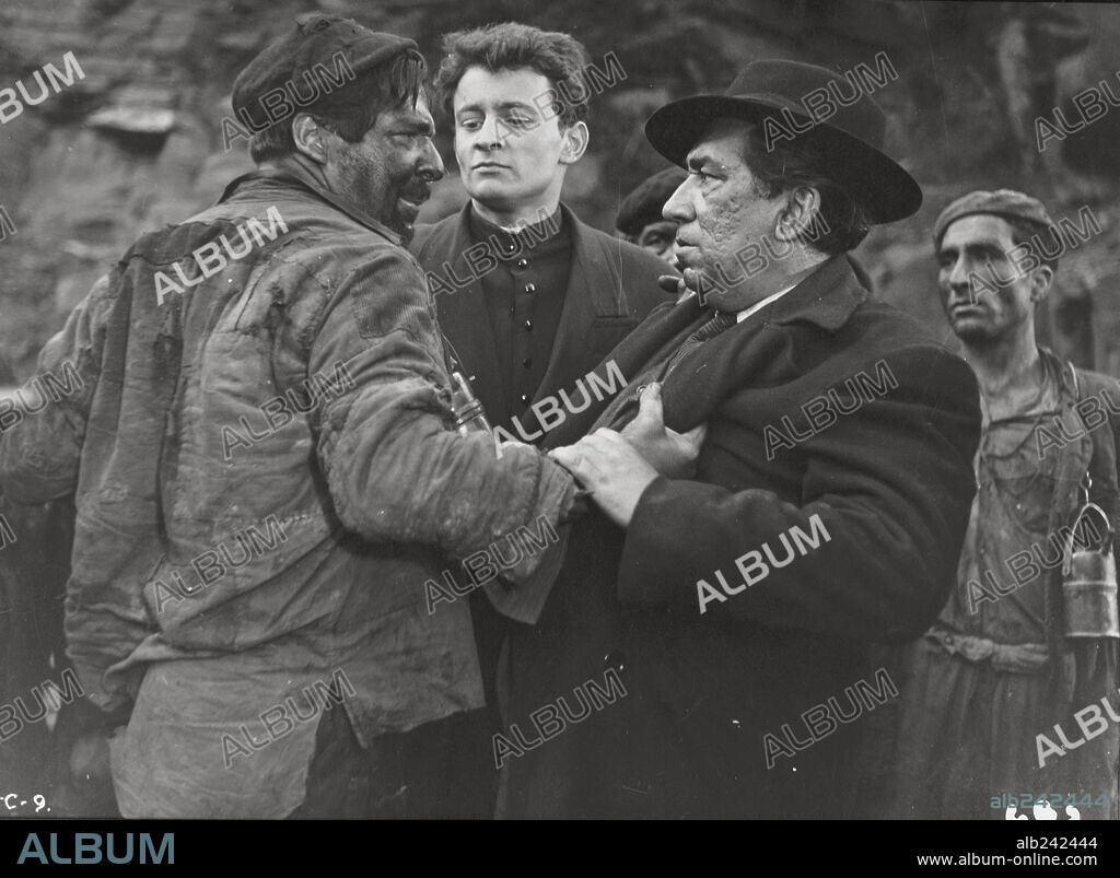 CLAUDE LAYDU, FERNANDO SANCHO and JOSE SEPULVEDA in I WAS A PARISH PRIEST, 1953 (LA GUERRA DE DIOS), directed by RAFAEL GIL.