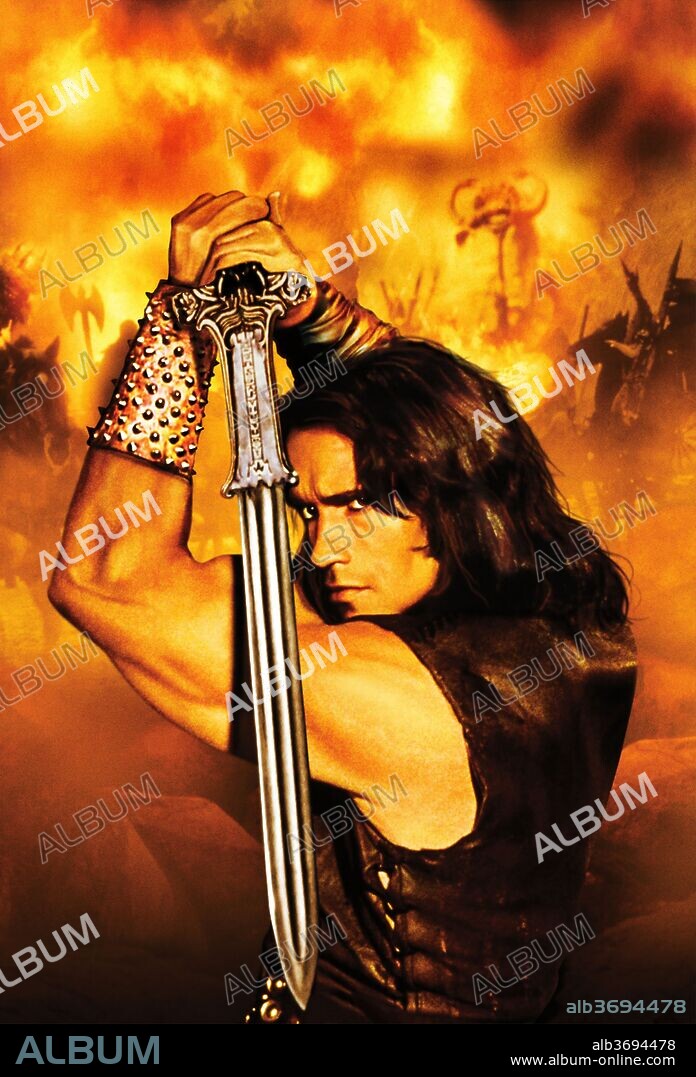ARNOLD SCHWARZENEGGER en CONAN, EL BÁRBARO, 1982 (CONAN THE BARBARIAN), dirigida por JOHN MILIUS. Copyright DE LAURENTIS ENTERTAINMENT GROUP.
