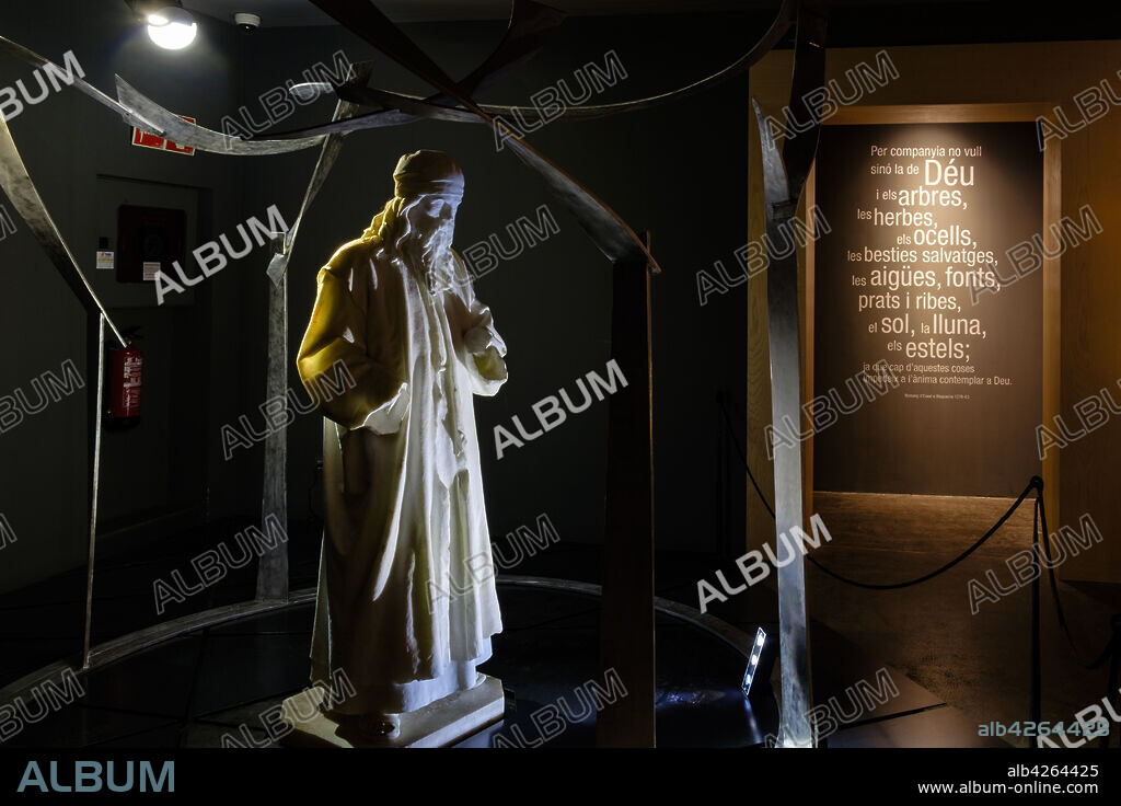 The Journey of Ramon Llull exhibition, Diocesan Museum of Mallorca, Palma, Mallorca, Balearic Islands, Spain.