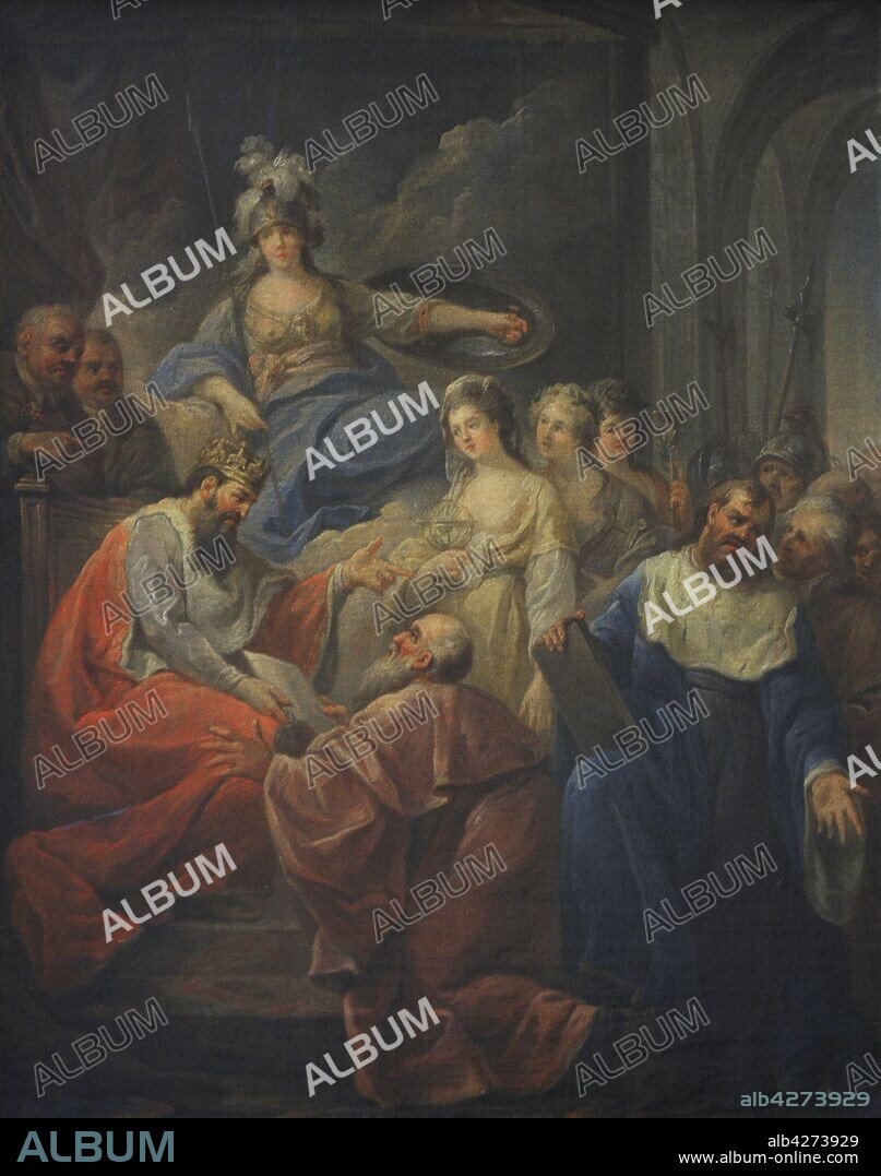 Marcello Bacciarelli (1731-1818). Italian painter. Granting to Privileges of the Academy of Krakow, 1796. Oil on canvas. 19th Century Polish Art Gallery (Sukiennice Museum). National Museum of Krakow. Poland.