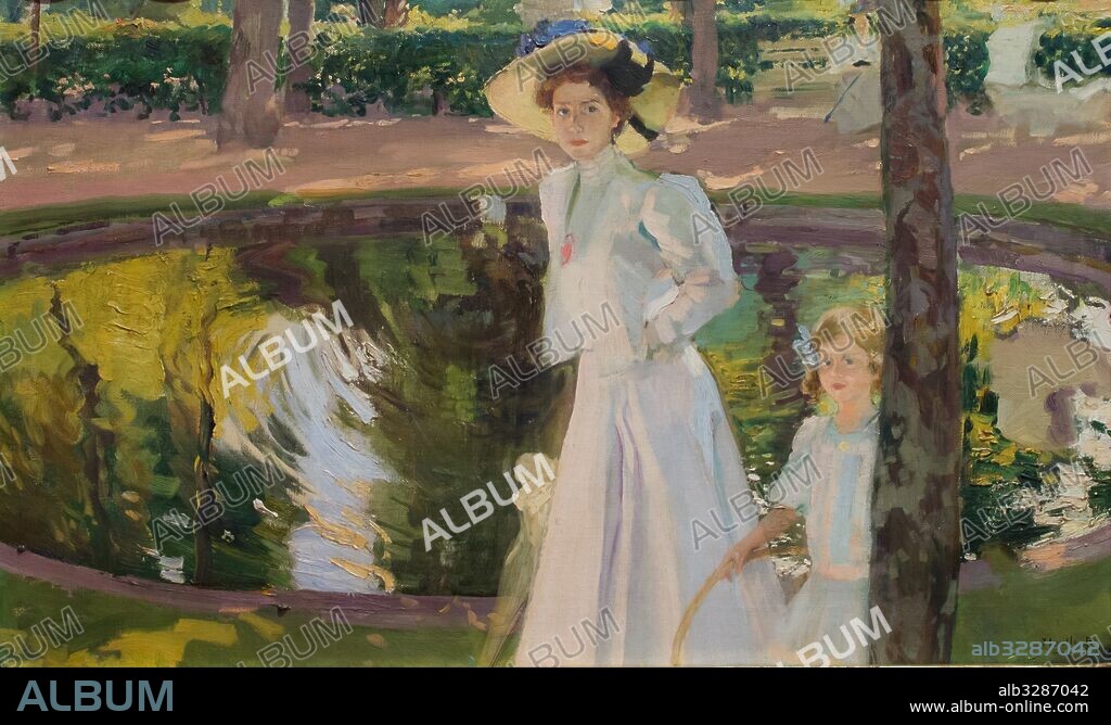 JOAQUIN SOROLLA. MARIA EN LA GRANJA  SOROLLA,   1907.  MUSEO SOROLLA, MADRID.