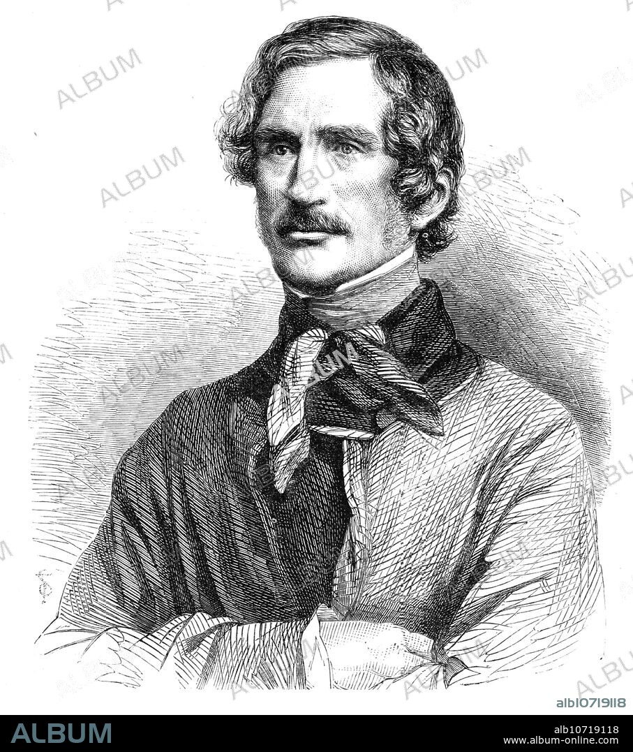 The Schleswig-Holstein Difficulty: General de Meza, Commander-In-Chief of the Danish Army at the Dannewerk Position, 1864. 'Many of our readers will doubtlessly feel surprised at the oddity of the Portrait of the General here given. This, however, is from a photograph taken in Copenhagen, in which his Excellency appears dressed in the negligé of morning attire rather than decked out in all the splendour of a Commander-in-Chief's uniform. But De Meza, like many a great man, has his peculiarities, and, instead of dazzling the world with the bright shoulder-knots and decorations of military paraphernalia, prefers rather to let himself be recognised in the unostentatious dress of morning civilian life'. From "Illustrated London News", 1864.