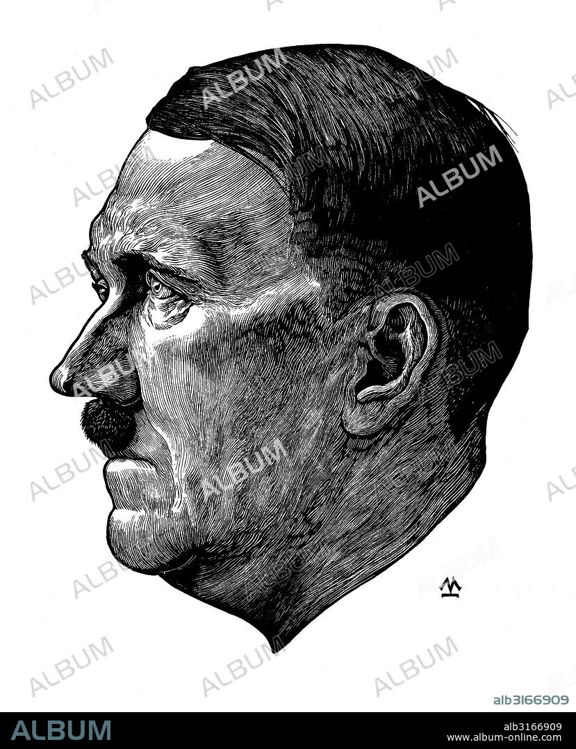 Adolf Hitler (1889-1945), führer y canciller de Alemania entre 1933 y 1945.