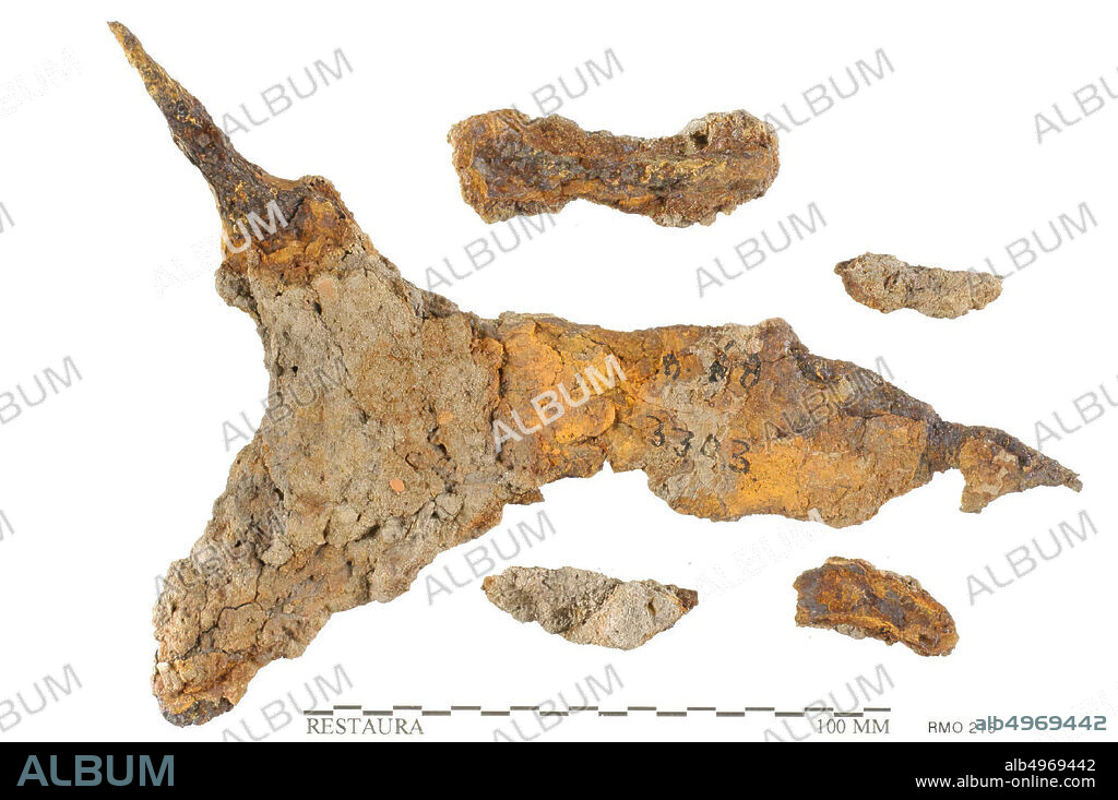 halberd ?, of stick weapon ?, halberd ?, of stick weapon ?, iron, 16.5 x 12.0 cm, x, Netherlands, Utrecht, Wijk bij Duurstede, Wijk bij Duurstede, Dorestad.