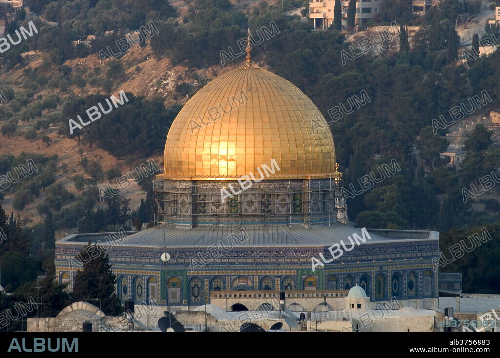 Dome of the Rock, Haram ash-Sharif (Temple Mount), Old Walled City, UNESCO World Heritage Site, Jerusalem, Israel, Middle East.