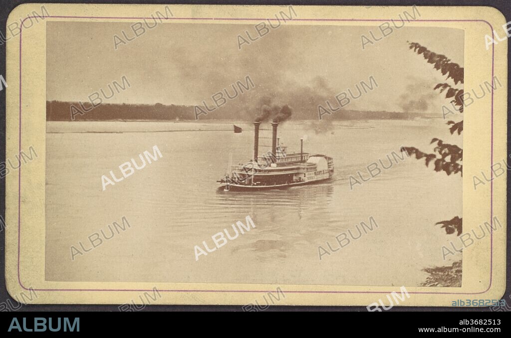 Steamer R.E. Lee Racing with Natches When Nearing St. Louis. Artist: Robert Benecke (American, 1835-1903). Date: ca. 1870.