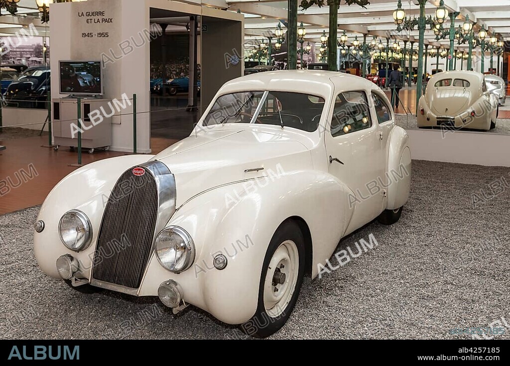 Bugatti Couch Type 73, built in France, 1947, Schlumpf Collection, National Museum, National Automobile Museum, Mulhouse, Alsace, France