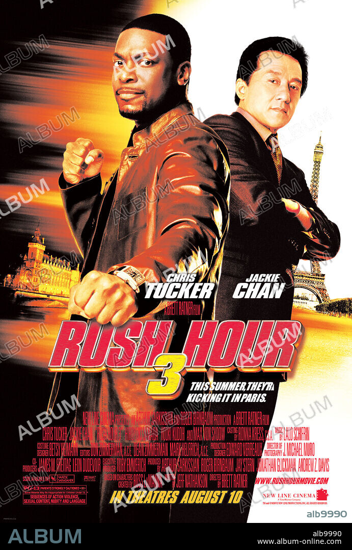 Poster of RUSH HOUR 3, 2007, directed by BRETT RATNER. Copyright NEW LINE CINEMA/AVERY PIX/ROGER BIRNBAUM PRODUCTIONS.