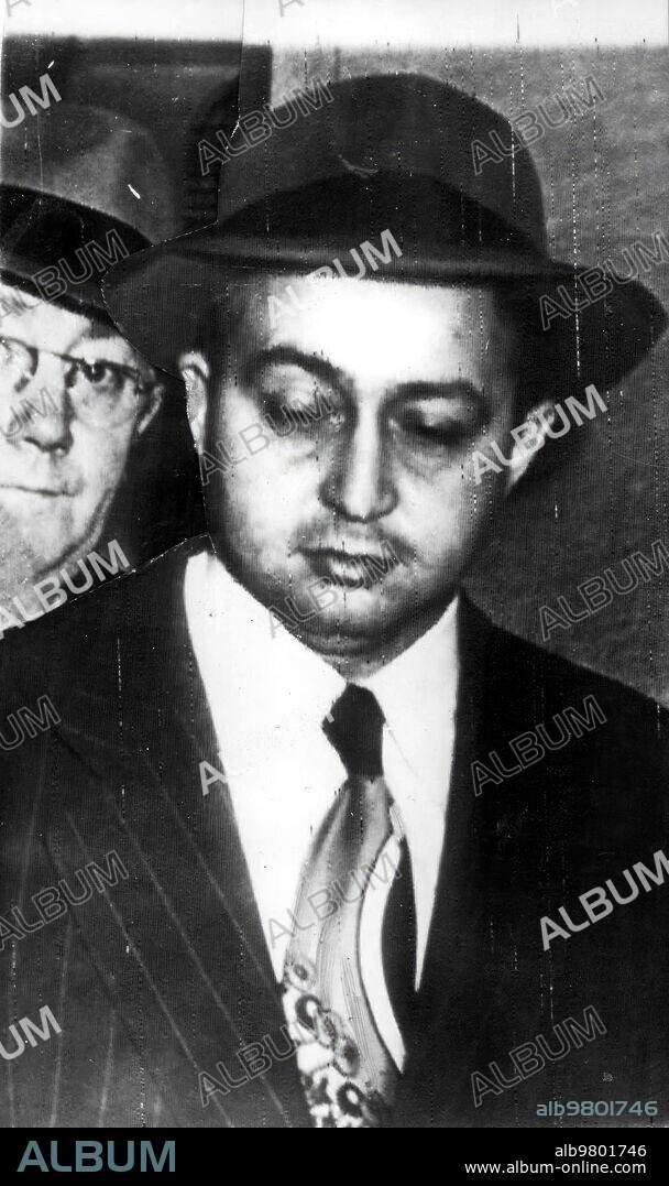 May 23, 1950. Harry Gold, American spy arrested as an accomplice of Dr. Fuchs in the espionage case regarding atomic discoveries in the service of the Soviet Union.