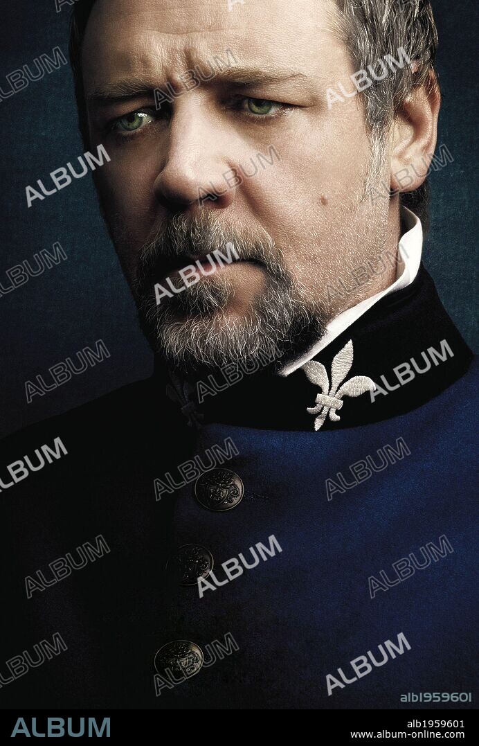 RUSSELL CROWE in LES MISERABLES, 2012, unter der Regie von TOM HOOPER. Copyright WORKING TITLE FILMS.