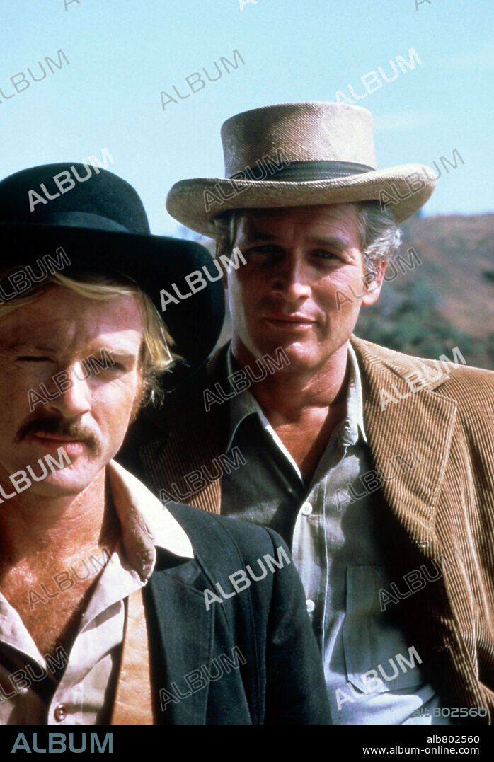 PAUL NEWMAN und ROBERT REDFORD in BUTCH CASSIDY AND THE SUNDANCE KID, 1969, unter der Regie von GEORGE ROY HILL. Copyright 20TH CENTURY FOX.