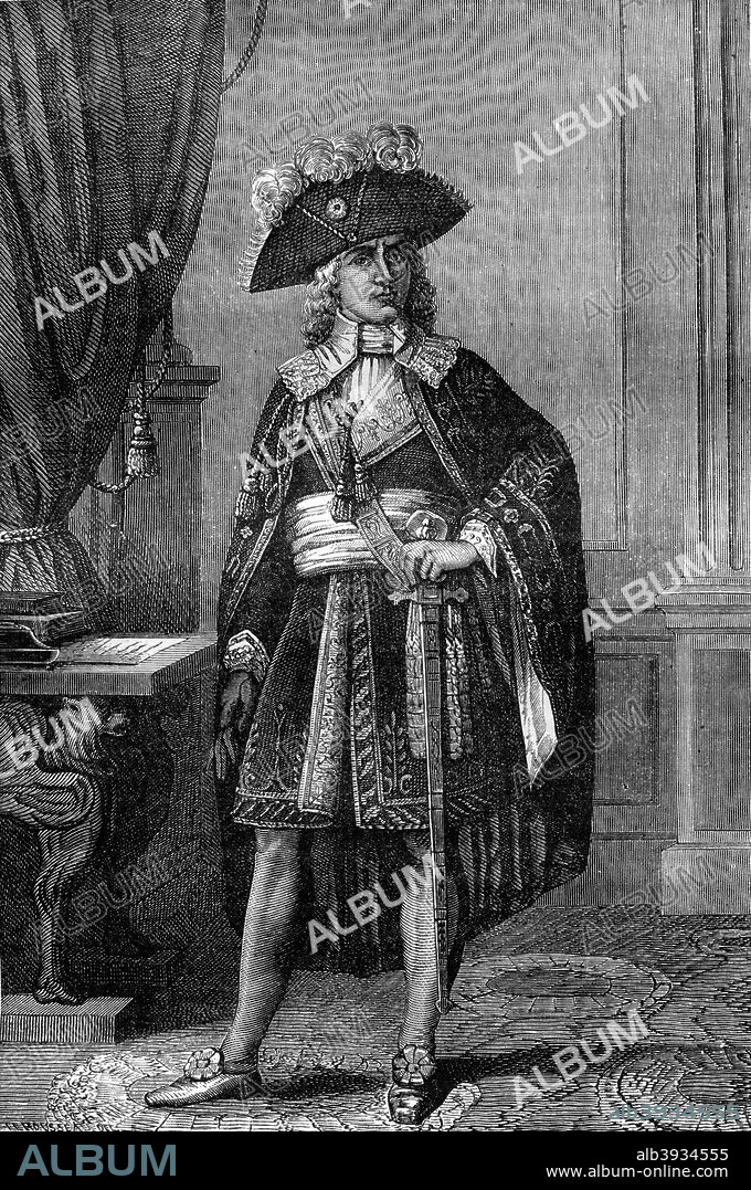 The Comte de Barras in the costume of Director, 1795-1799 (1882-1884). A soldier, Paul Jean Francois Nicolas, Comte de Barras (1755-1829) advanced in revolutionary France to become one of the five Directors who controlled the government under the Directory established in October 1795. His political career ended in 1799 when the coup d'etat of 18 Brumaire, largely engineered by Napoleon Bonaparte, ended the government of the Directory and replaced it with that of the Consulate. A print from La France et les Français à Travers les Siècles, Volume III, F Roy editor, A Challamel, Saint-Antoine, 1882-1884.
