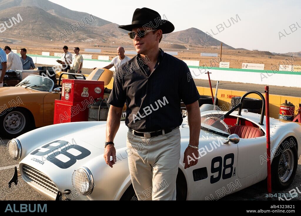 MATT DAMON in FORD V FERRARI, 2019, directed by JAMES MANGOLD. Copyright Twentieth Century-Fox.