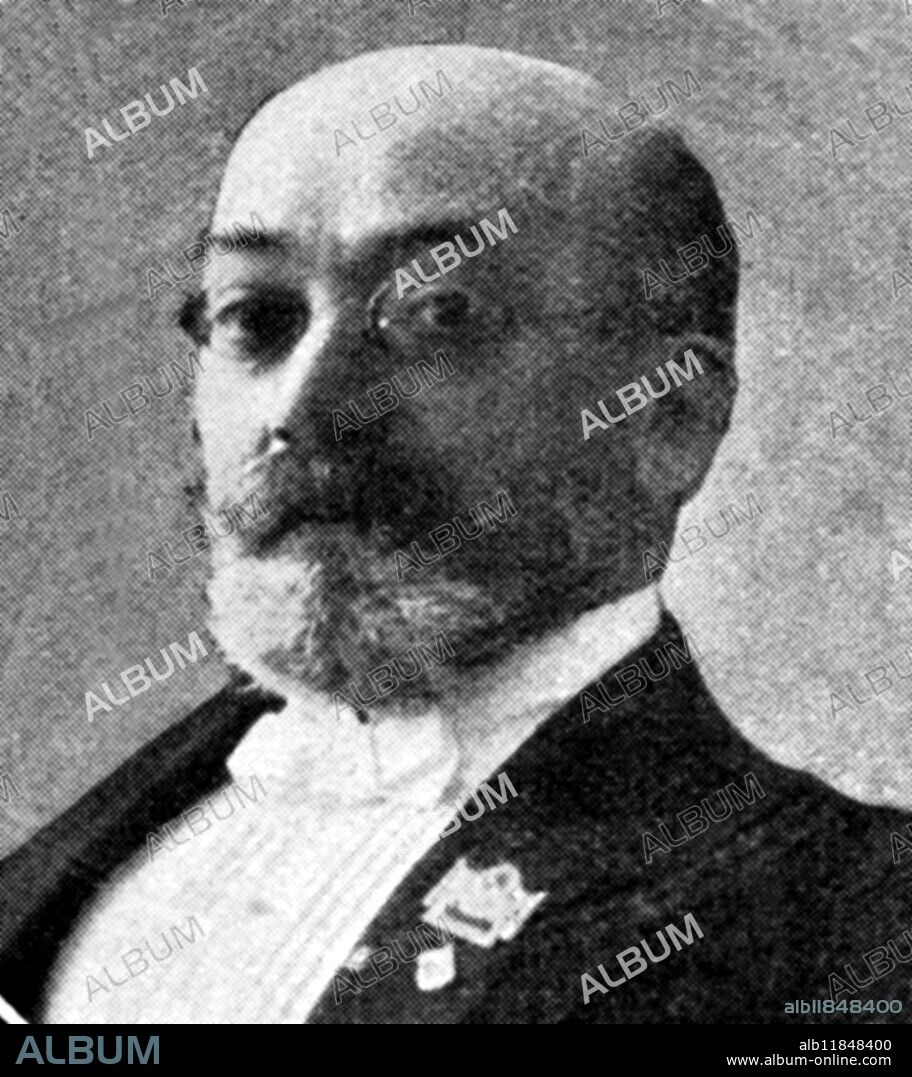 Dr Ludwig Lazare Zamenhof, The inventor of Esperanto. 29th August 1908.