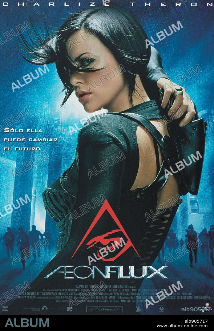 CHARLIZE THERON dans AEON FLUX, 2005, réalisé par KARYN KUSAMA. Copyright PARAMOUNT PICTURES.