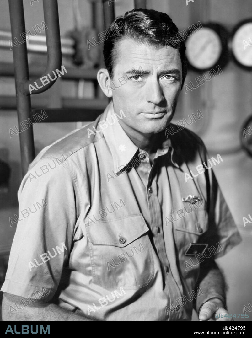 GREGORY PECK en LA HORA FINAL, 1959 (ON THE BEACH), dirigida por STANLEY KRAMER. Copyright UNITED ARTISTS.