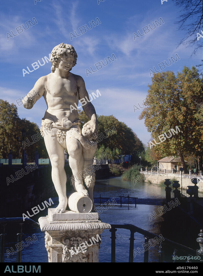 ALESSANDRO ALGARDI. ESCULTURA DE BACO- S XVII.