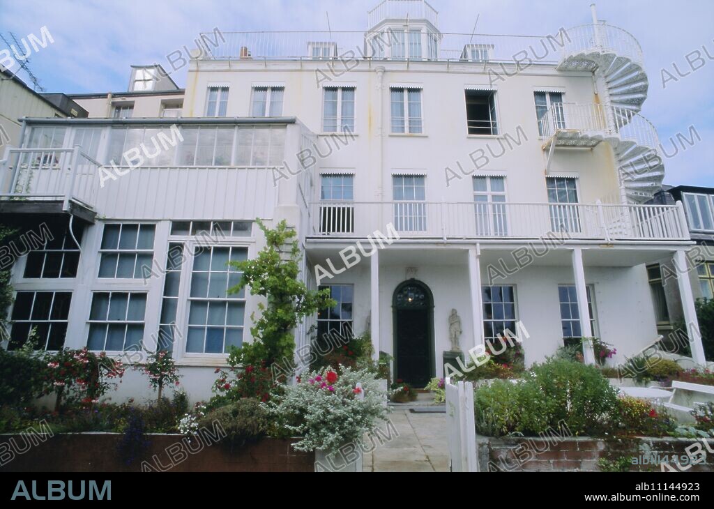 Hauteville House, home of Victor Hugo, Saint Peter Port, Guernsey, Channel Islands, United Kingdom, Europe.