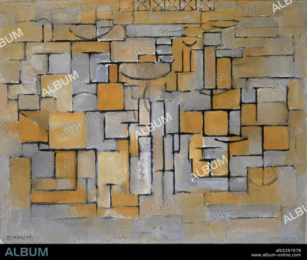 PIET MONDRIAN. Painting No. II / Composition No. XV / Composition 4.