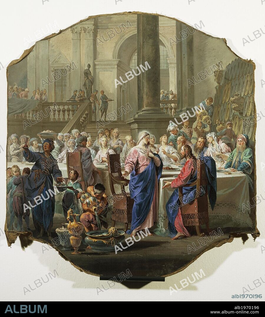 Wedding at Cana, by Vittorio Maria Bigari (1692-1776).