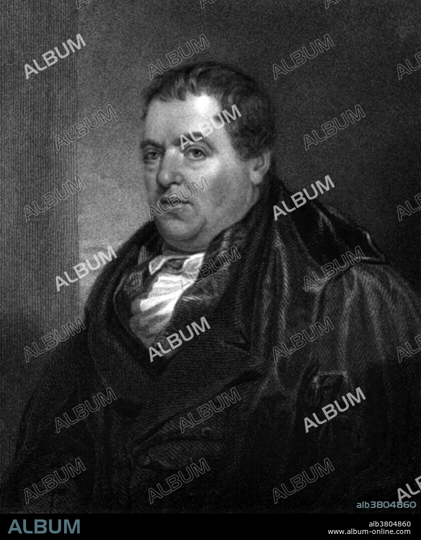 John Leslie (April 10, 1766 - November 3, 1832) was a Scottish mathematician and physicist. In 1802 he gave the first modern account of capillary action. In 1804, he experimented with radiant heat using a cubical vessel filled with boiling water. One side of the cube is composed of highly polished metal, two of dull metal (copper) and one side painted black. He showed that radiation was greatest from the black side and negligible from the polished side. The apparatus is known as a Leslie cube. In 1805 he was elected to the chair of mathematics at Edinburgh. While there he published Elements of Geometry, Geometrical Analysis and Plane Trigonometry (1809). In 1810 he froze water using an air-pump which was the first artificial production of ice. In 1813 he published a follow-up to his previous book entitled, Geometry of Curve Lines. His main contributions to physics were made by the help of the differential thermometer. By adapting to this instrument to various ingenious devices, he was able to employ it in a great variety of investigations, connected especially with photometry, hygroscopy and the temperature of space. He published a famous book about multiplication table The Philosophy of Arithmetic in 1820. He died in 1832 at the age of 66.