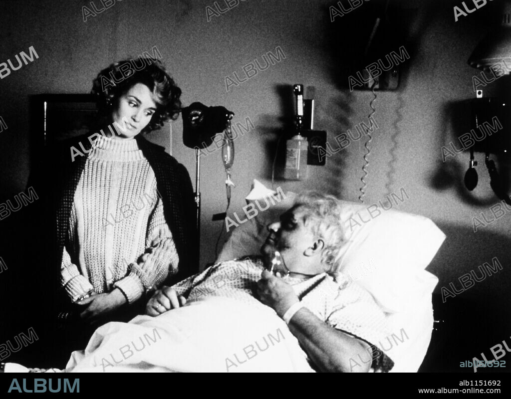 CHARLES DURNING and JESSICA LANGE in FAR NORTH, 1988, directed by SAM SHEPARD. Copyright NELSON ENTERTAINMENT.
