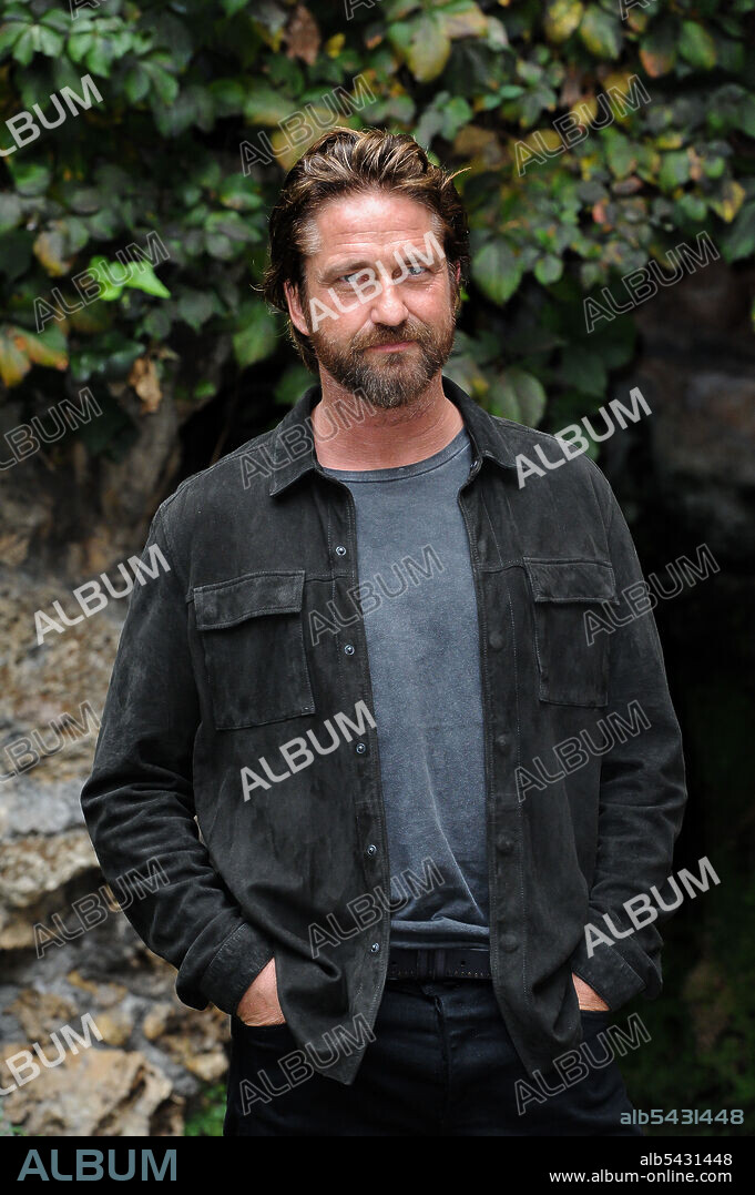 GERARD BUTLER. Scottish actor Gerard Butler photographed at the Hotel De Russie during the photocall of the film Geostorm. Rome (Italy), October 22nd, 2017 (Credit Image: © Marilla Sicilia/Mondadori Portfolio via ZUMA Press).