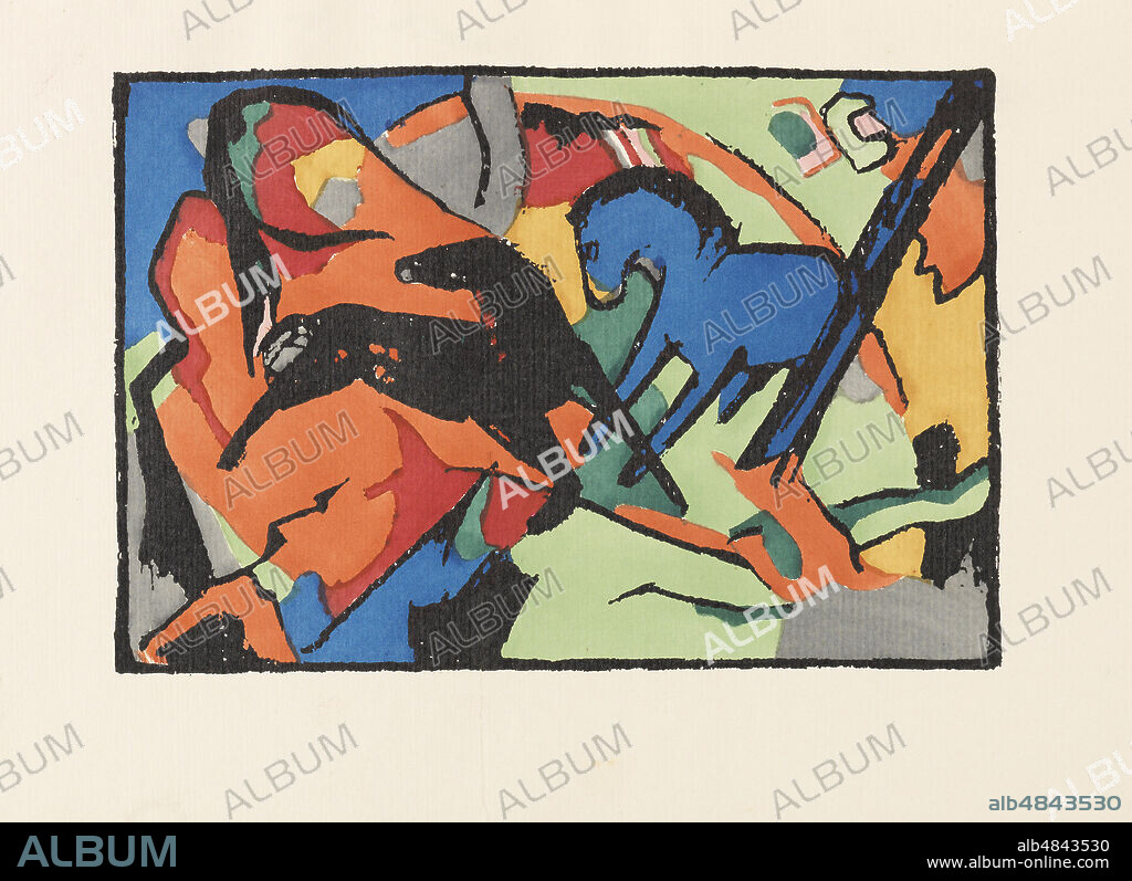 FRANZ MARC. Der blaue Reiter (The Blue Rider).