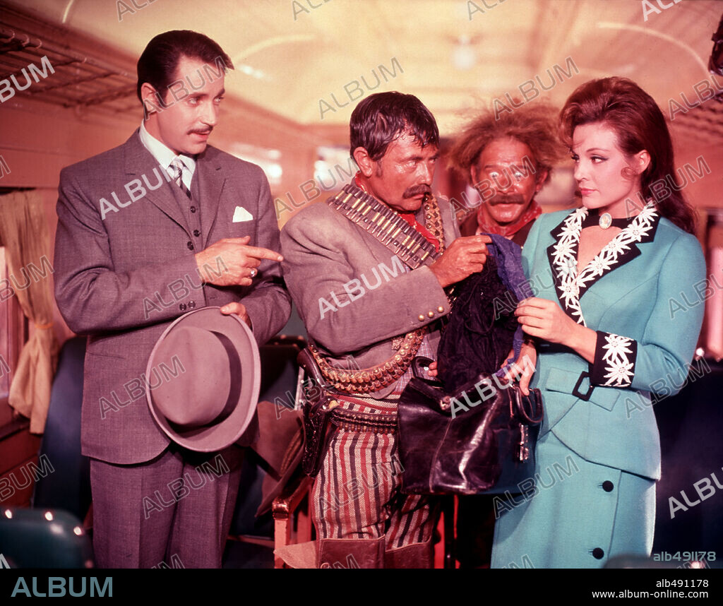 CARMEN SEVILLA en LA GUERRILLERA DE VILLA, 1969.