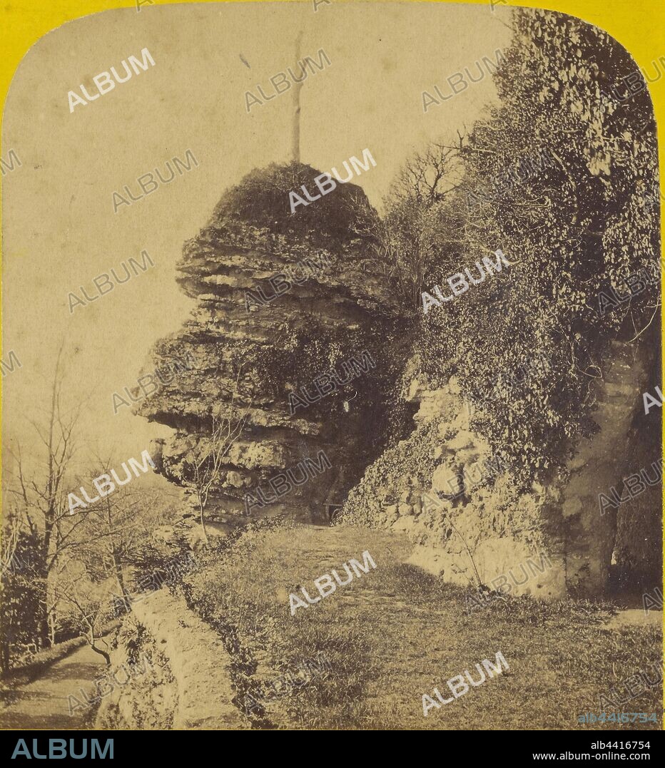 The Pulpit Rock, Bonchurch, I.W., Frederick Hudson (British, died 1889, active Ventnor, Isle of Wight, England), 1865–1870, Albumen silver print.