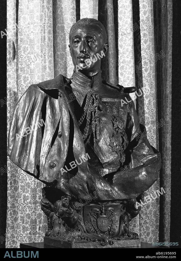MARIANO BENLLIURE Y GIL. JACOBO FITZ JAMES STUART - XVII DUQUE DE ALBA - 1918.