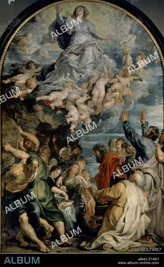 PETER PAUL RUBENS. LA ASUNCION DE LA VIRGEN - 1611/14 - OLEO/TABLA - 458x297 - BARROCO FLAMENCO.