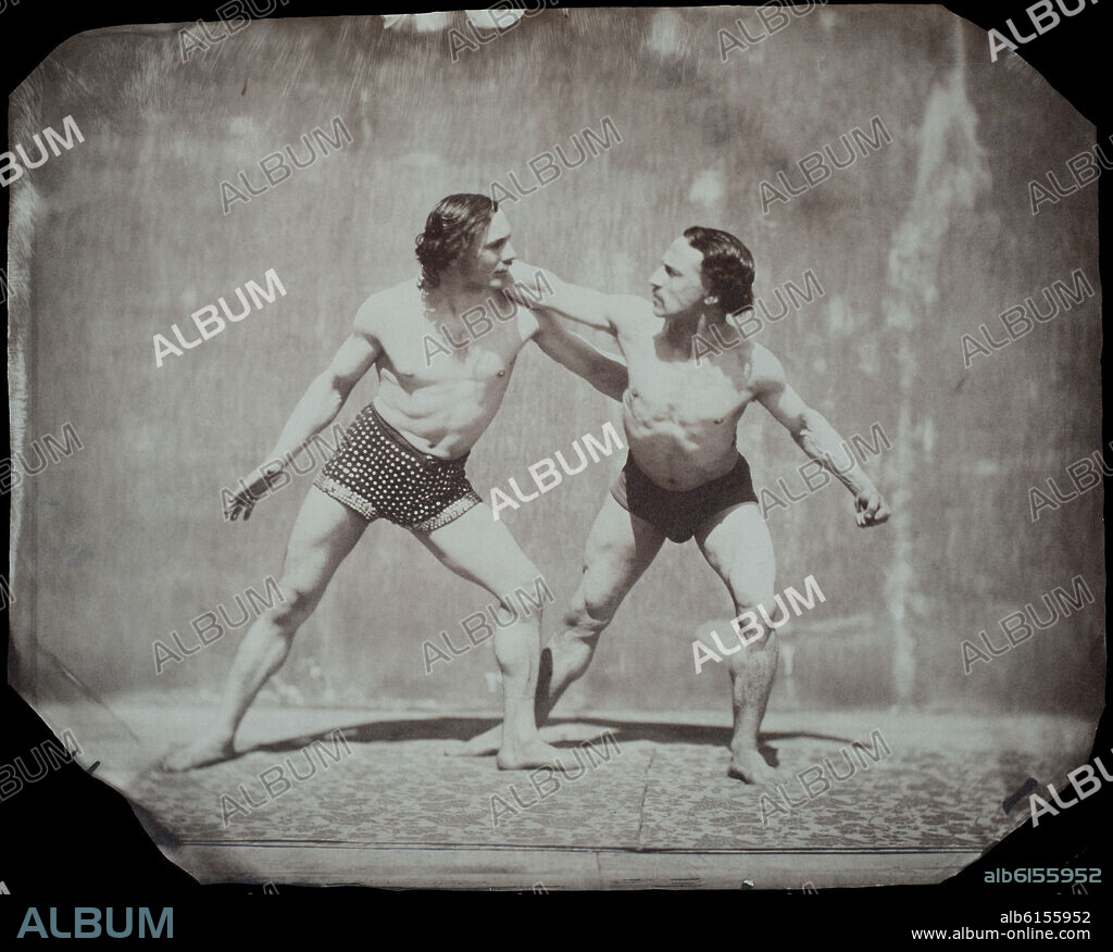 ANONYMOUS. LUCHADORES DEL CIRCO PRICE - SIGLO XIX.
