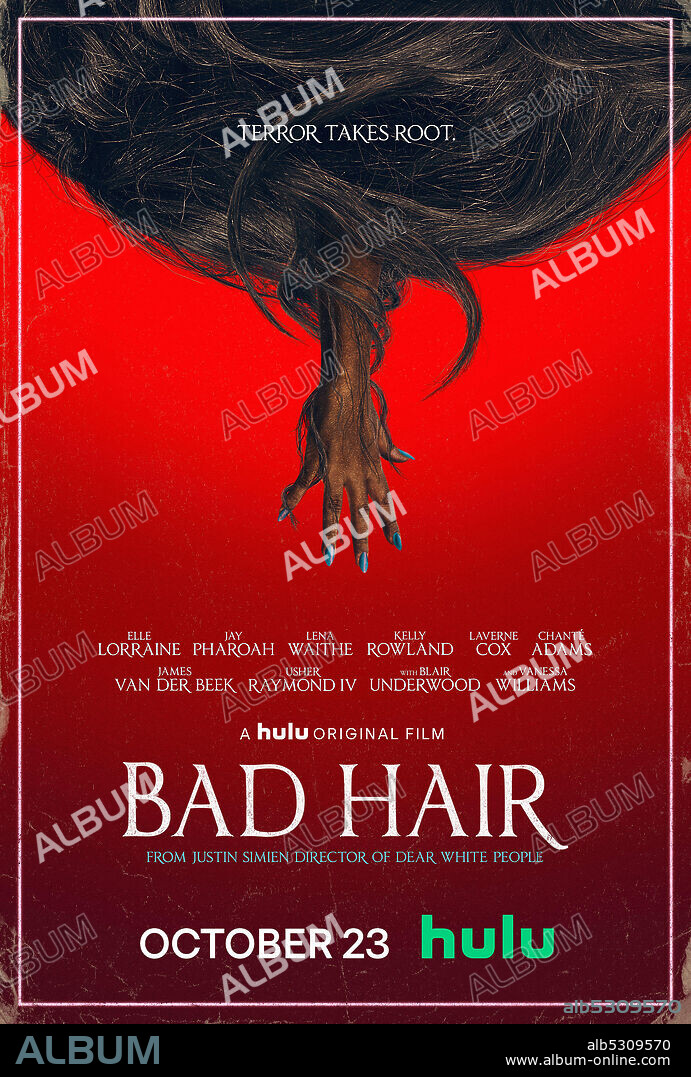 Affiche de BAD HAIR, 2020, réalisé par JUSTIN SIMIEN. Copyright Culture Machine / Sight Unseen Pictures.