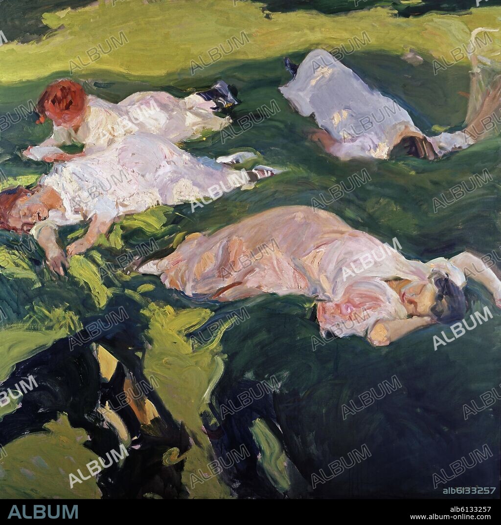 JOAQUIN SOROLLA. LA SIESTA (1912)                                    CAT  958.