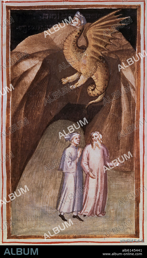 DANTE ALIGHIERI. *DIVINA COMEDIA-INFIERNO CANTO XVII F 60R.