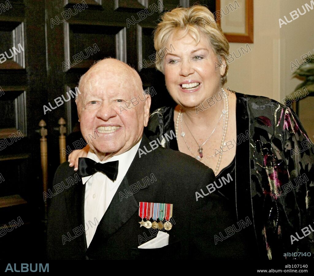 Apr 12, 2008 - Palm Beach , Florida, USA - MICKEY ROONEY arrives with his wife Jan at the Palm Beach International Film Festival Grand Gala at the Boca Raton Resort and Club Saturday night. Rooney was to receive the Legend in Film Award at the awards ceremony. 04/12/08. 12/04/2008