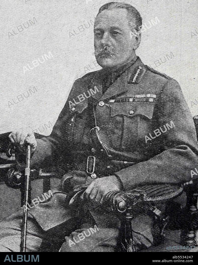 Field Marshal Douglas Haig, 1st Earl Haig, (1861 – 1928) officer of the British Army. During the First World War, he commanded the British Expeditionary Force (BEF) on the Western Front from late 1915 until the end of the war. He was commander during the Battle of the Somme, the Battle of Arras, the Third Battle of Ypres, the German Spring Offensive, and the Hundred Days Offensive.