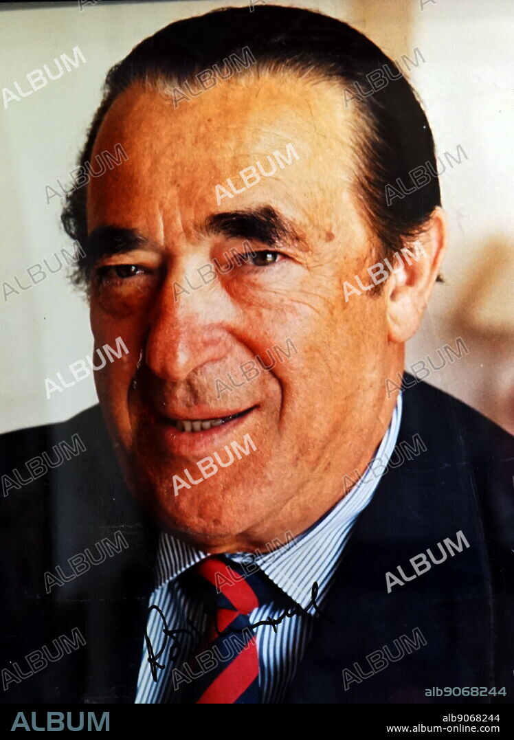 Photograph of Robert Maxwell. Ian Robert Maxwell MC (1923-1991) a British media proprietor and Member of Parliament.