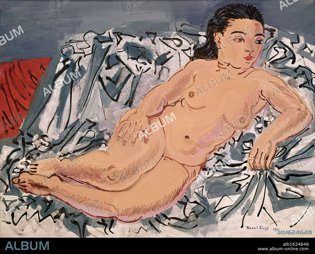 Nude by Raoul Dufy, 1930, 1877-1953, Private Collection.
