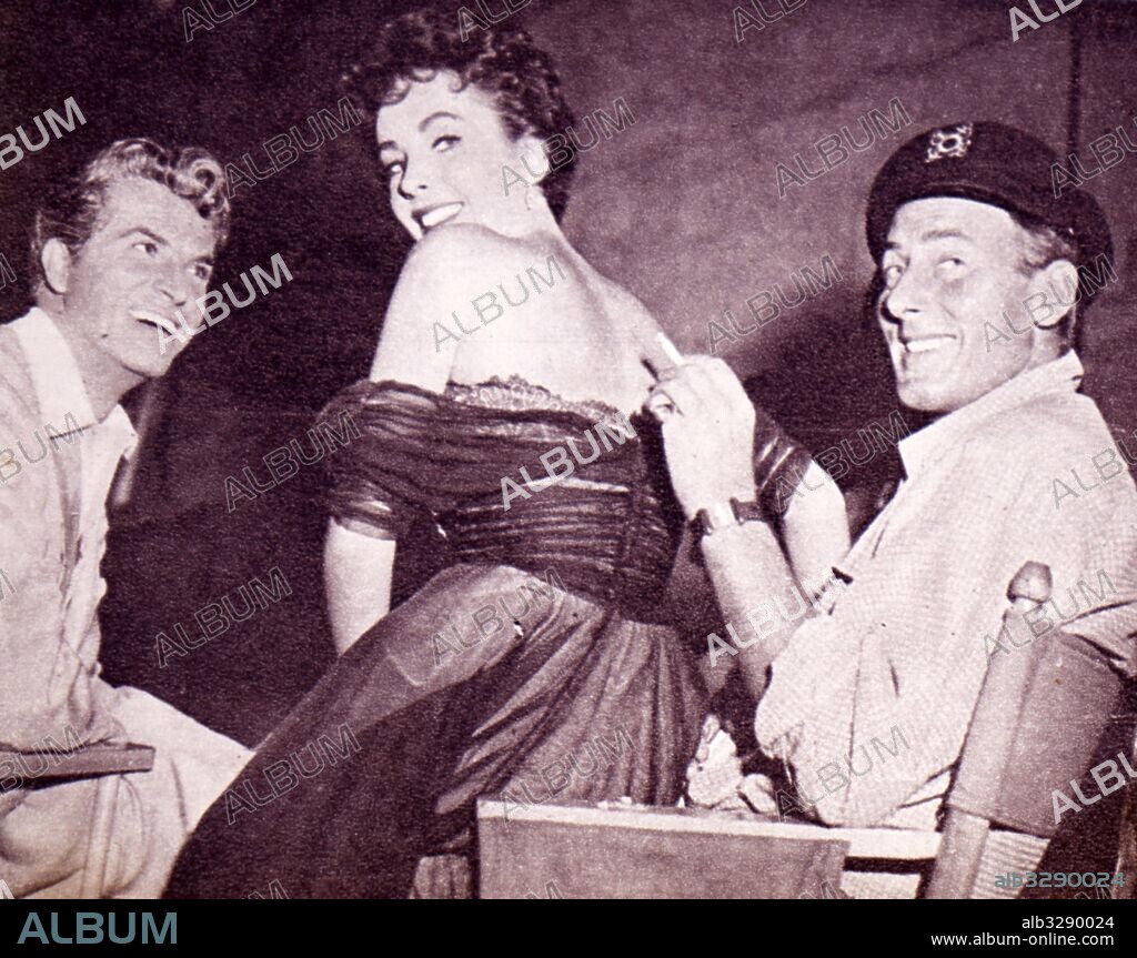 Photograph of Michael Wilding (1912-1979) and his wife Elizabeth Taylor (1932-2011). Dated 20th Century.