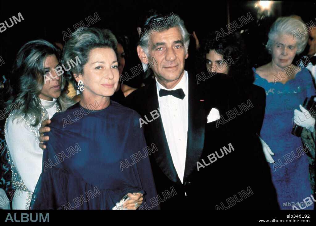 Leonard Bernstein in Washington D.C. at the opening night of the JFK Memorial.
