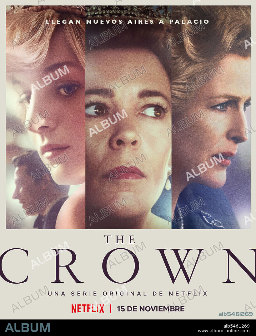 CARLOS I DE INGLATERRA y Elisabeth II d'Angleterre. Poster de THE CROWN, 2016, dirigida por PETER MORGAN. Copyright LEFT BANK PICTURES/SONY PICTURES TV PROD UK.