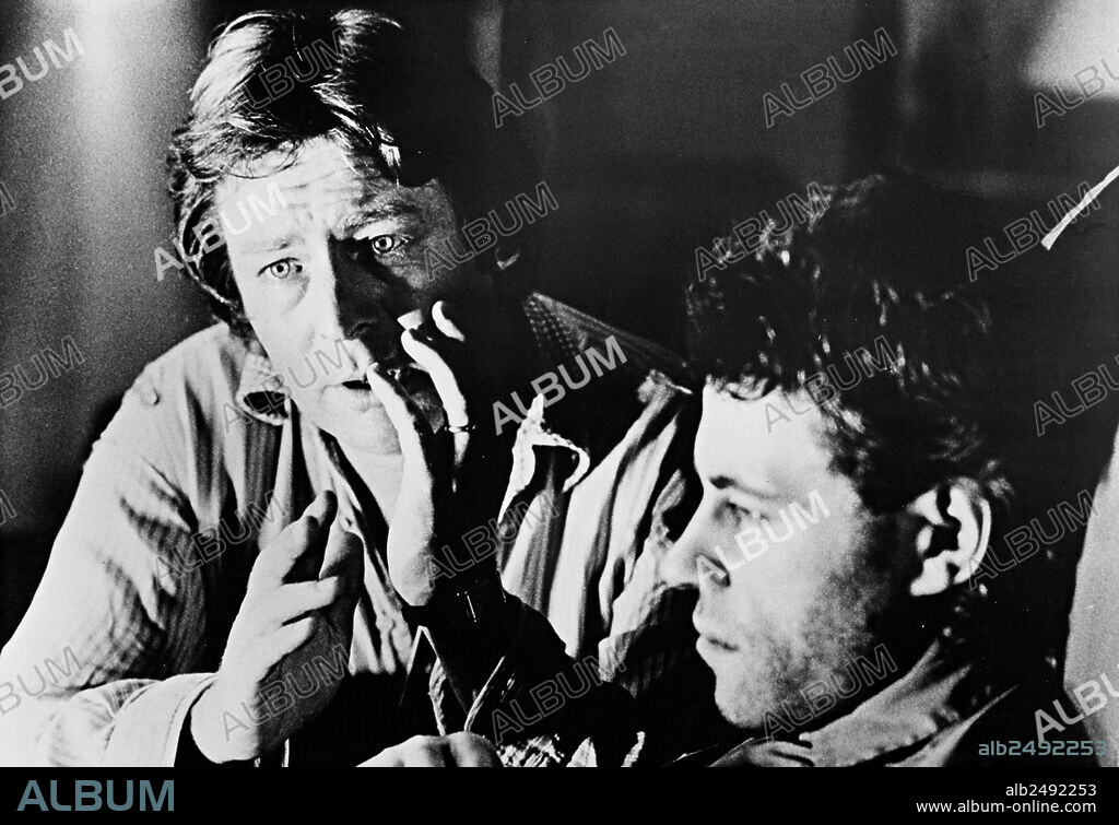ALAN PARKER y BOB GELDOF en PINK FLOYD: EL MURO, 1982 (PINK FLOYD: THE WALL), dirigida por ALAN PARKER. Copyright M.G.M/UNITED ARTIST.